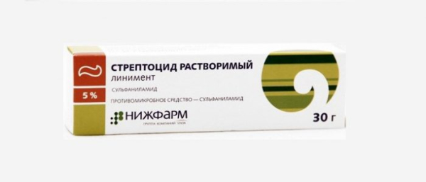 Стрептоцид против прыщей