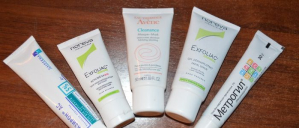 Крем с кислотами от прыщей