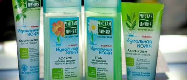 Чистая линия против прыщей